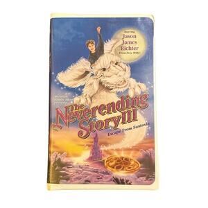 The Neverending Story 3 Escape from Fantasia VHS Tape